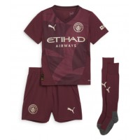 Camisa de Futebol Manchester City Jack Grealish #10 Equipamento Alternativo Infantil 2024-25 Manga Curta (+ Calças curtas)